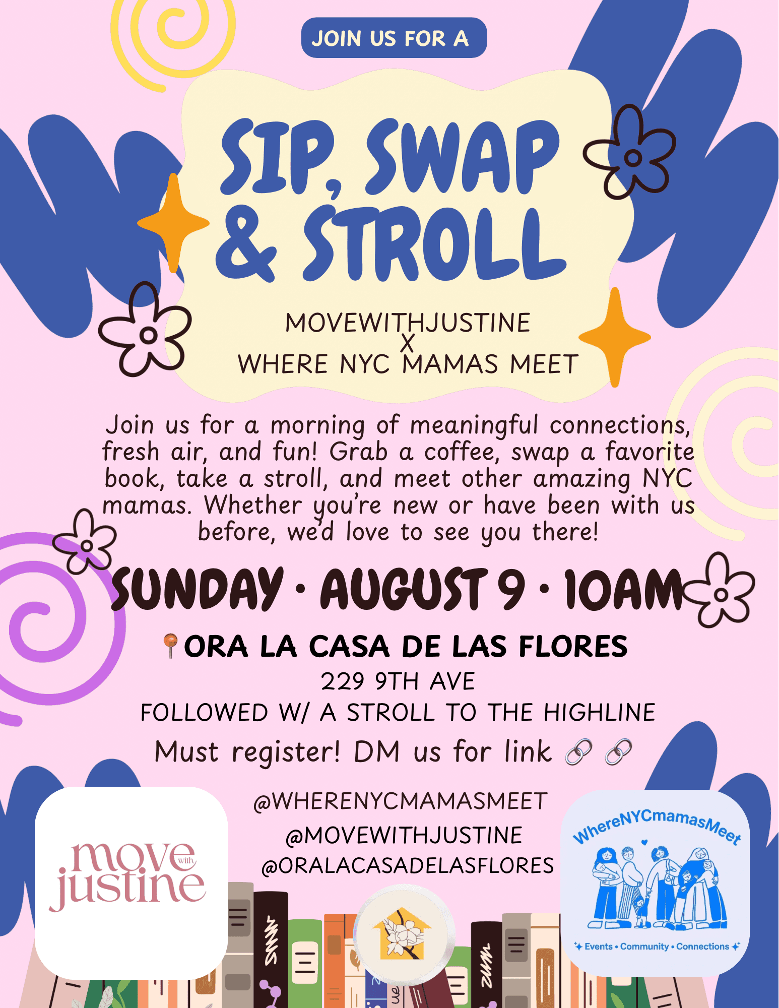 Sip, Swap And Stroll