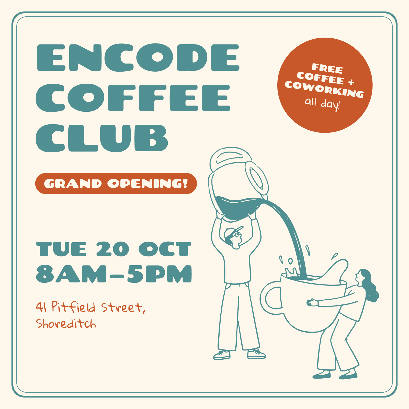 Encode Coffee Club: Grand Opening