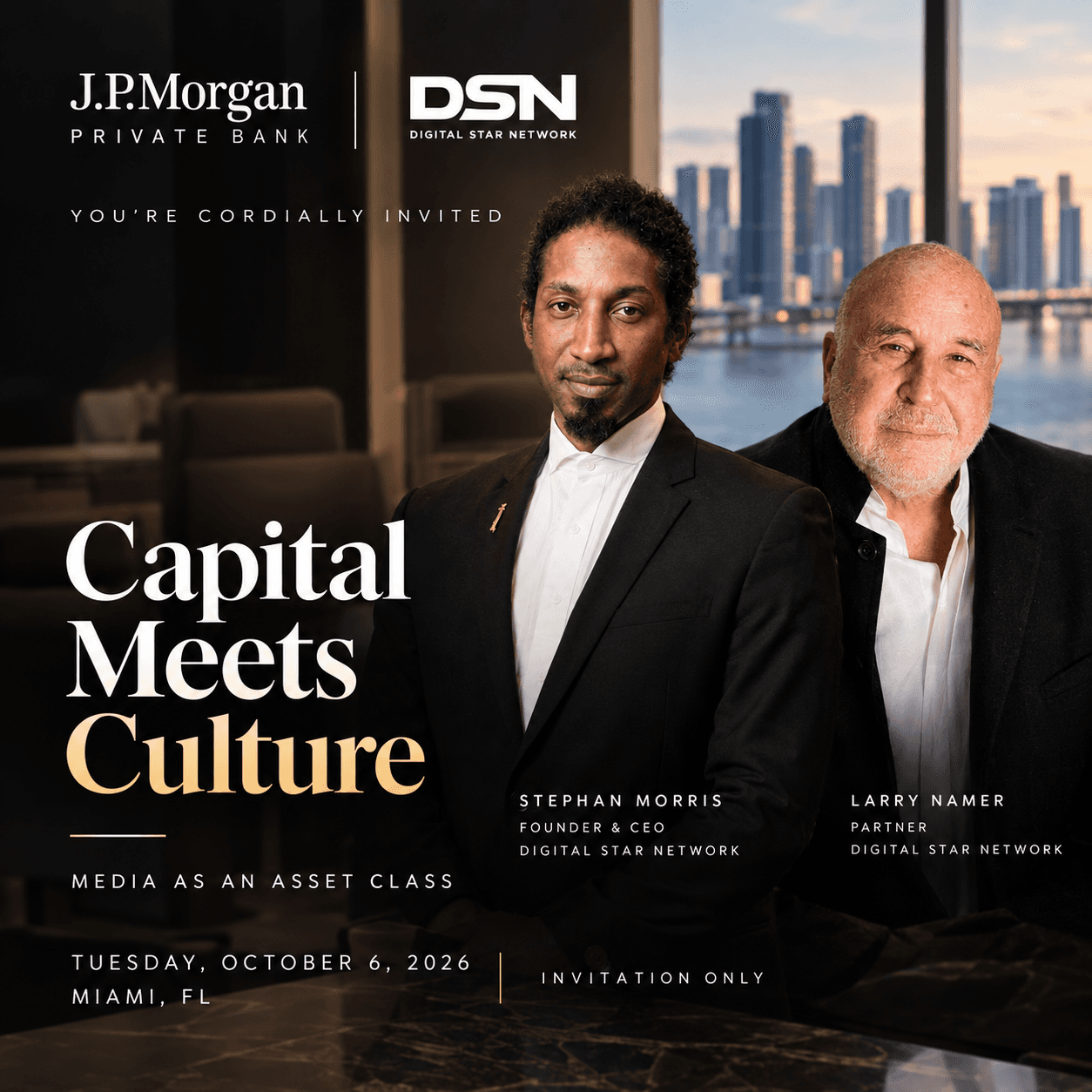 JP Morgan Private Bank & DSN presents Capital meets Culture