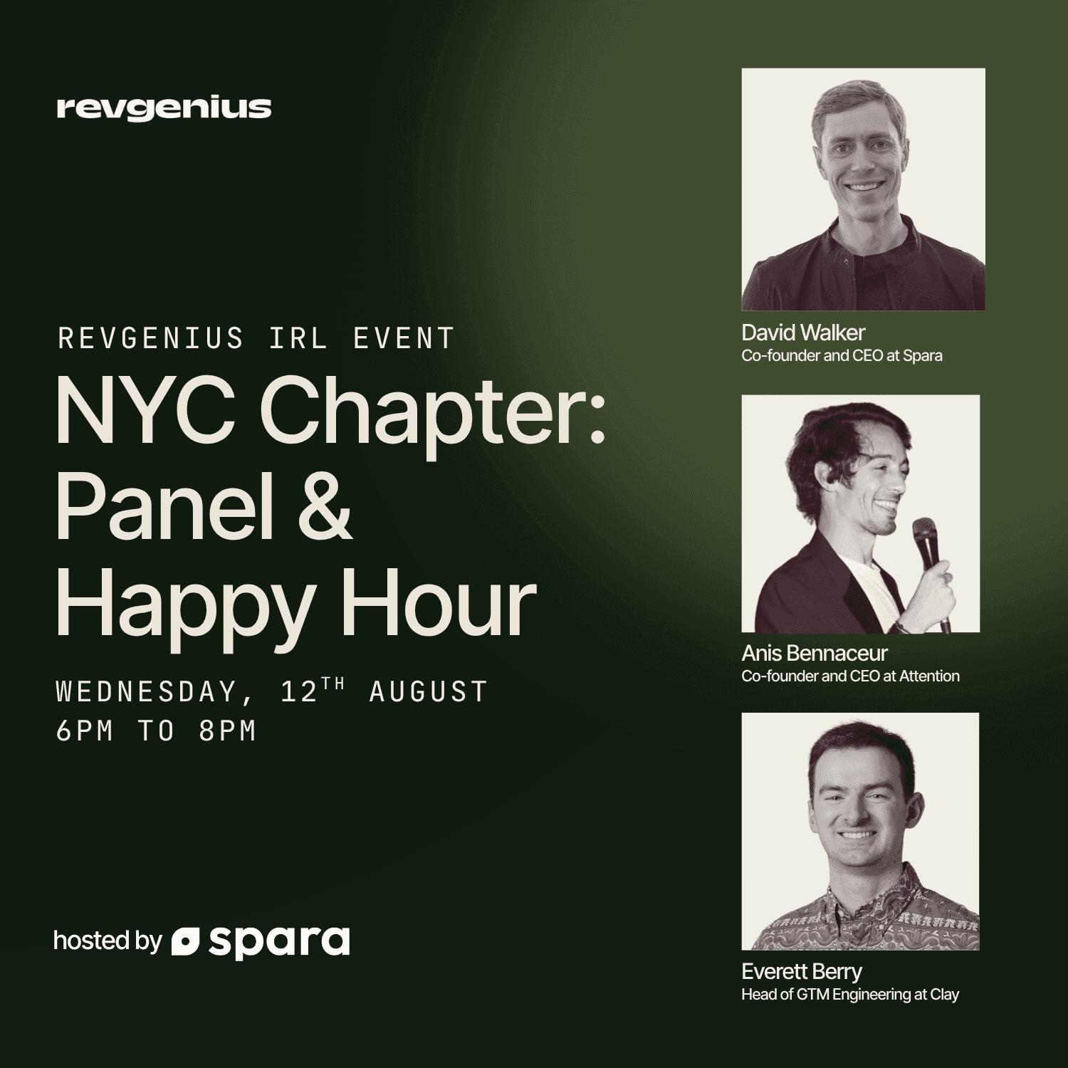 RevGenius IRL: Panel and Happy Hour