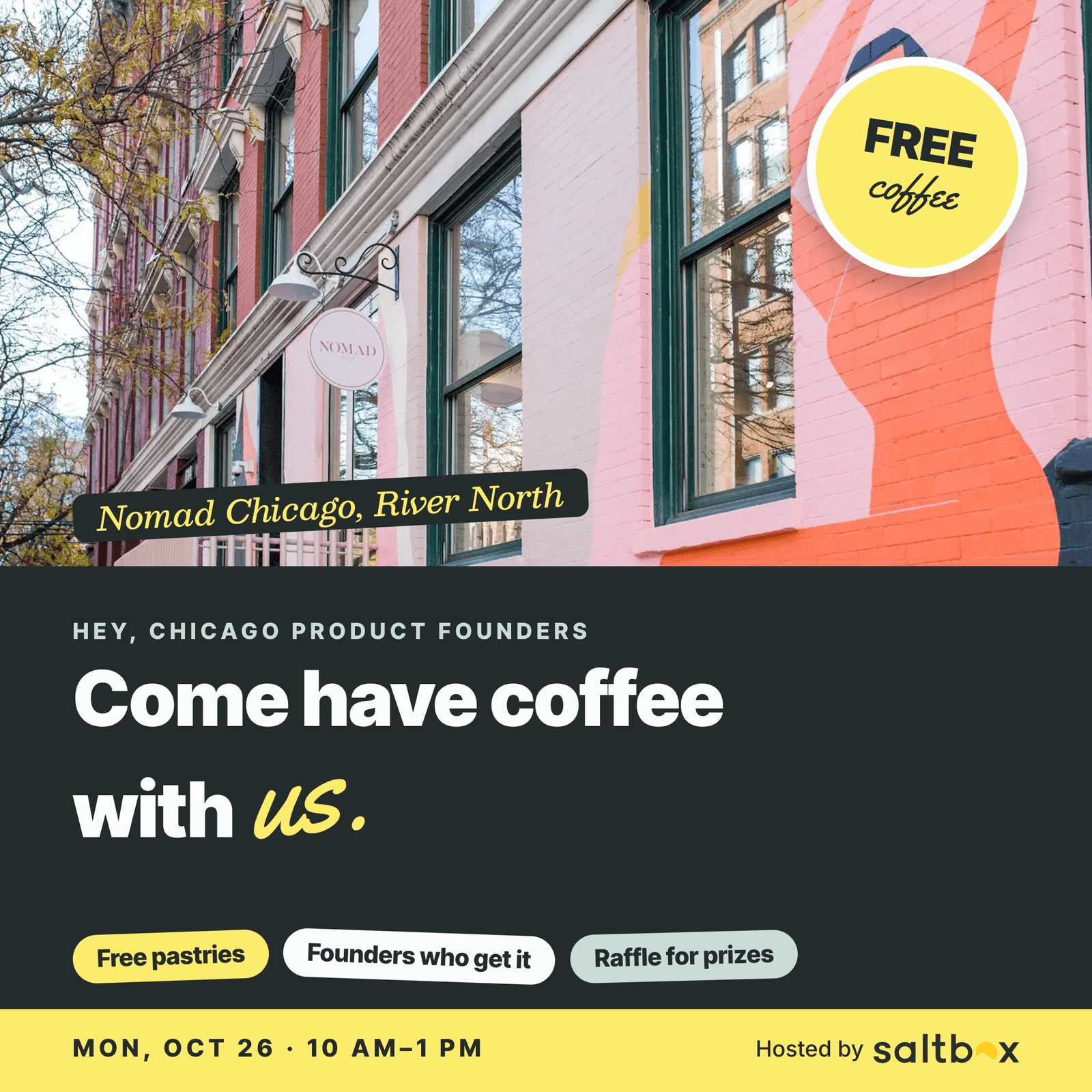Ship and Sip: A Coffee shop pop-up for product-based business at Nomad Chicago