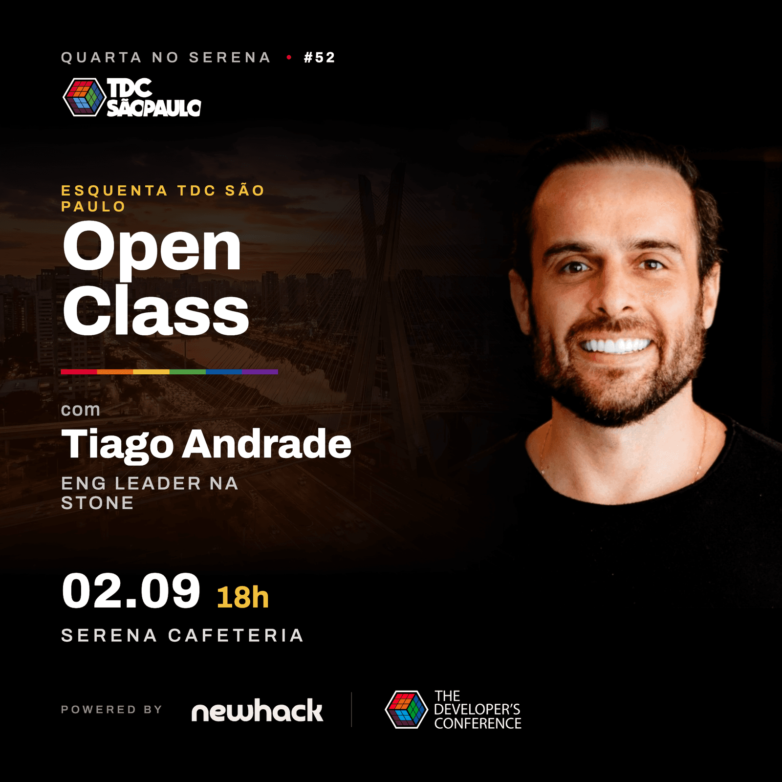 NewHack Open Class #15: Tiago Andrade, Stone | Warm-up for TDC São Paulo 2026