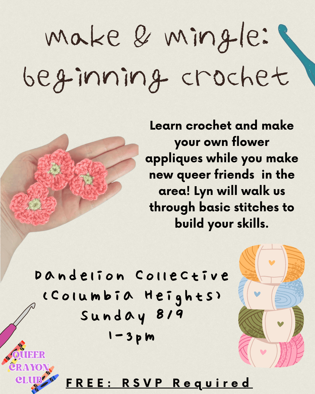 Make & Mingle: Beginner Crochet
