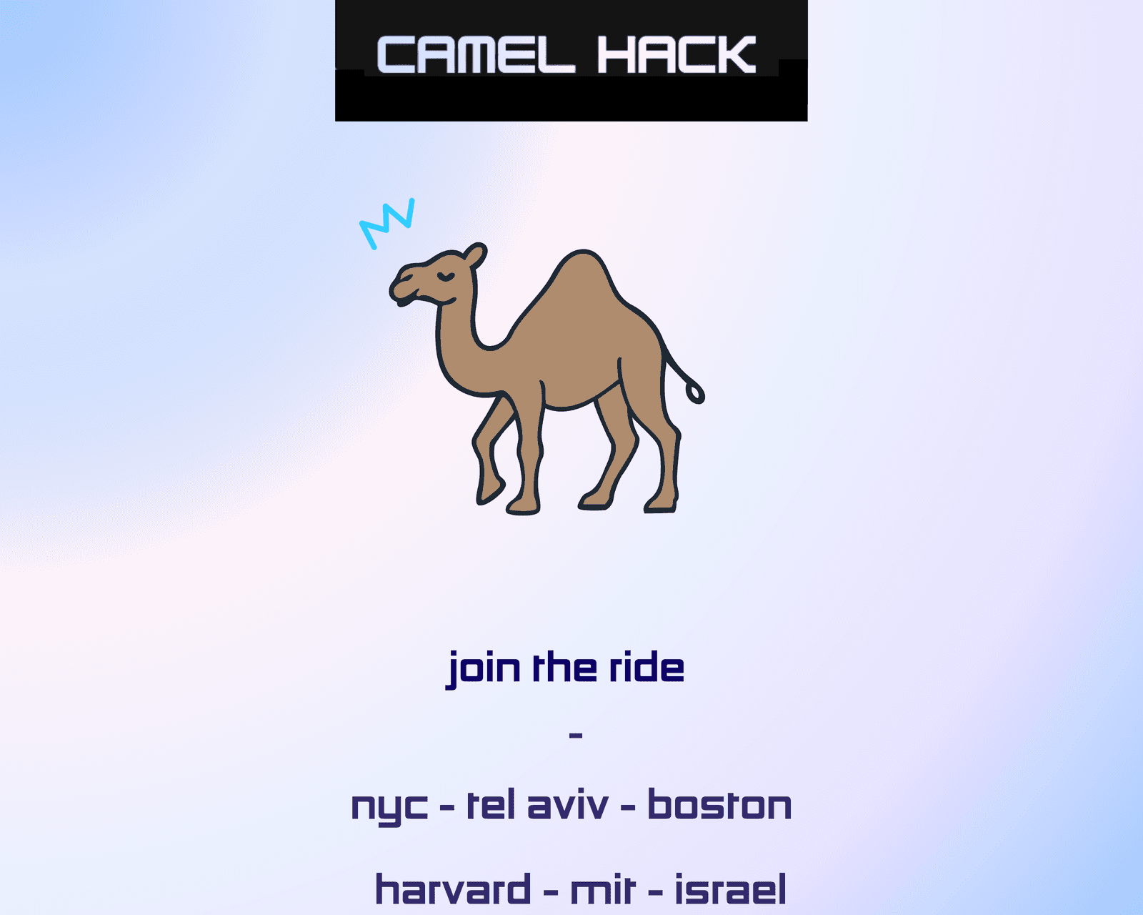 CamelHack Demo Day