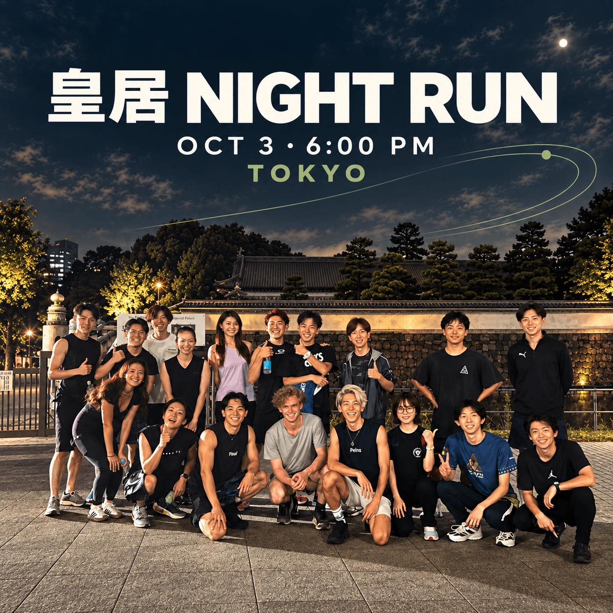 ラッキーラン💫 皇居5K/10K NIGHT RUN & WALK