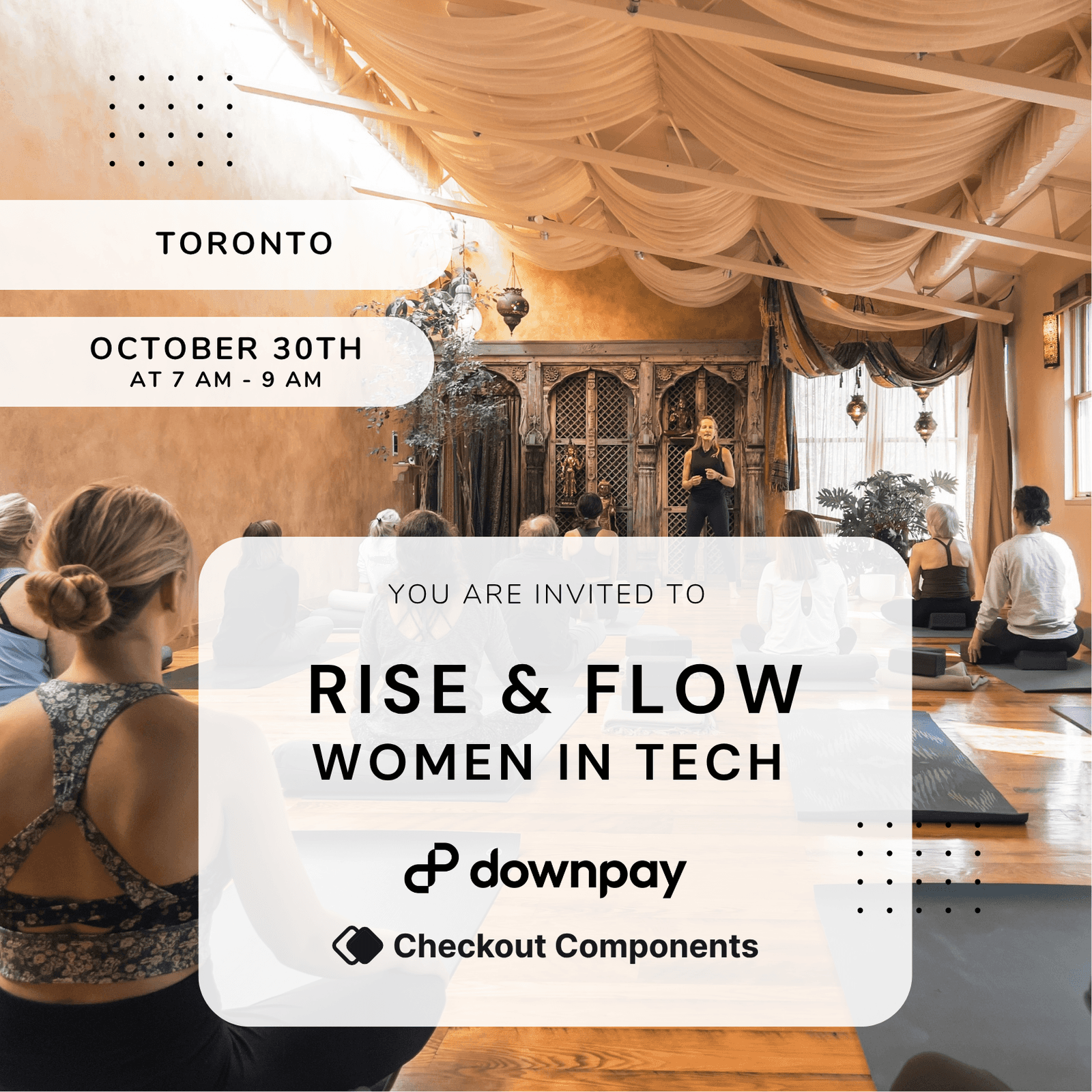 Rise & Flow: Women in Tech Hot Yoga at eComm North