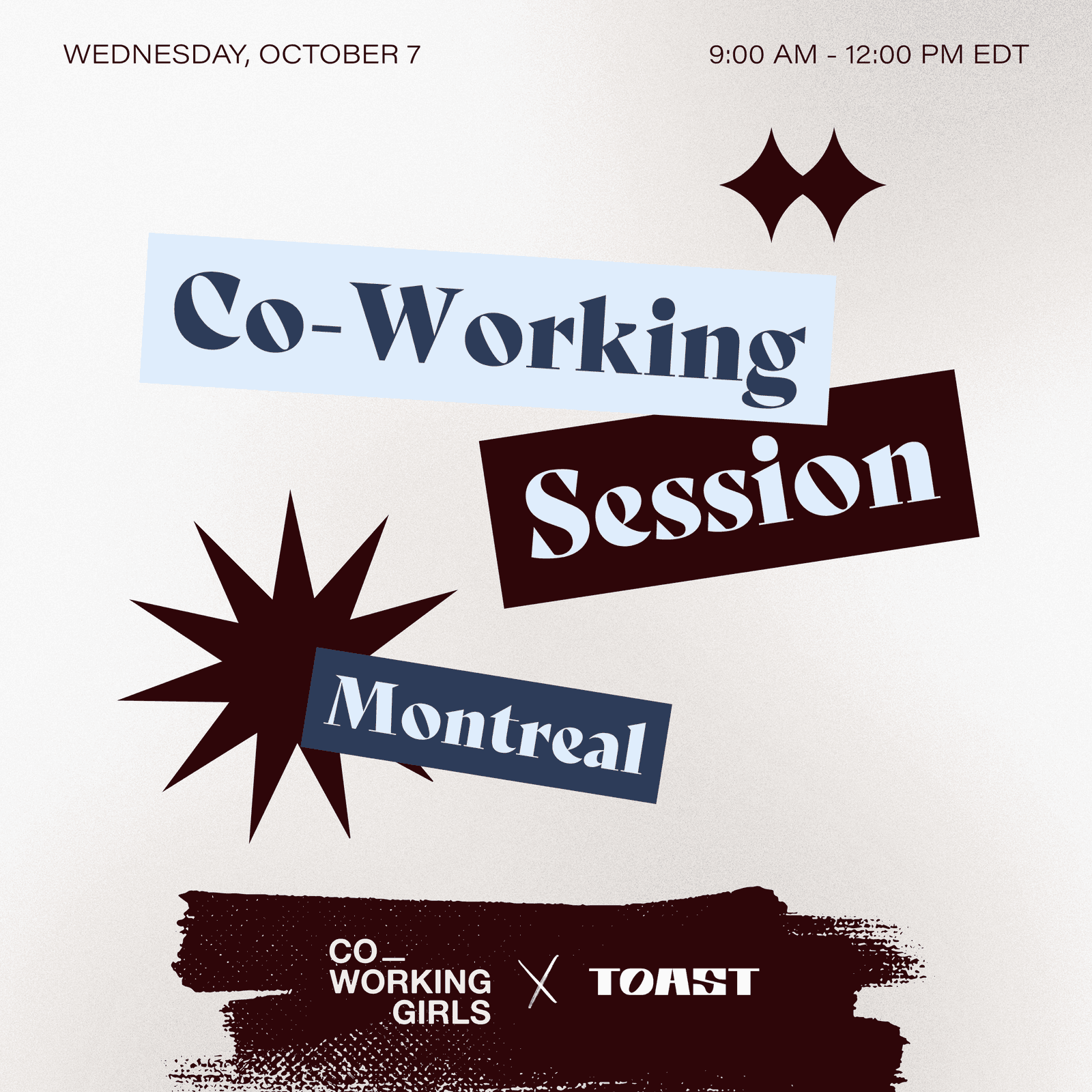 TOAST x Co-Working Girls: Co-Working Session