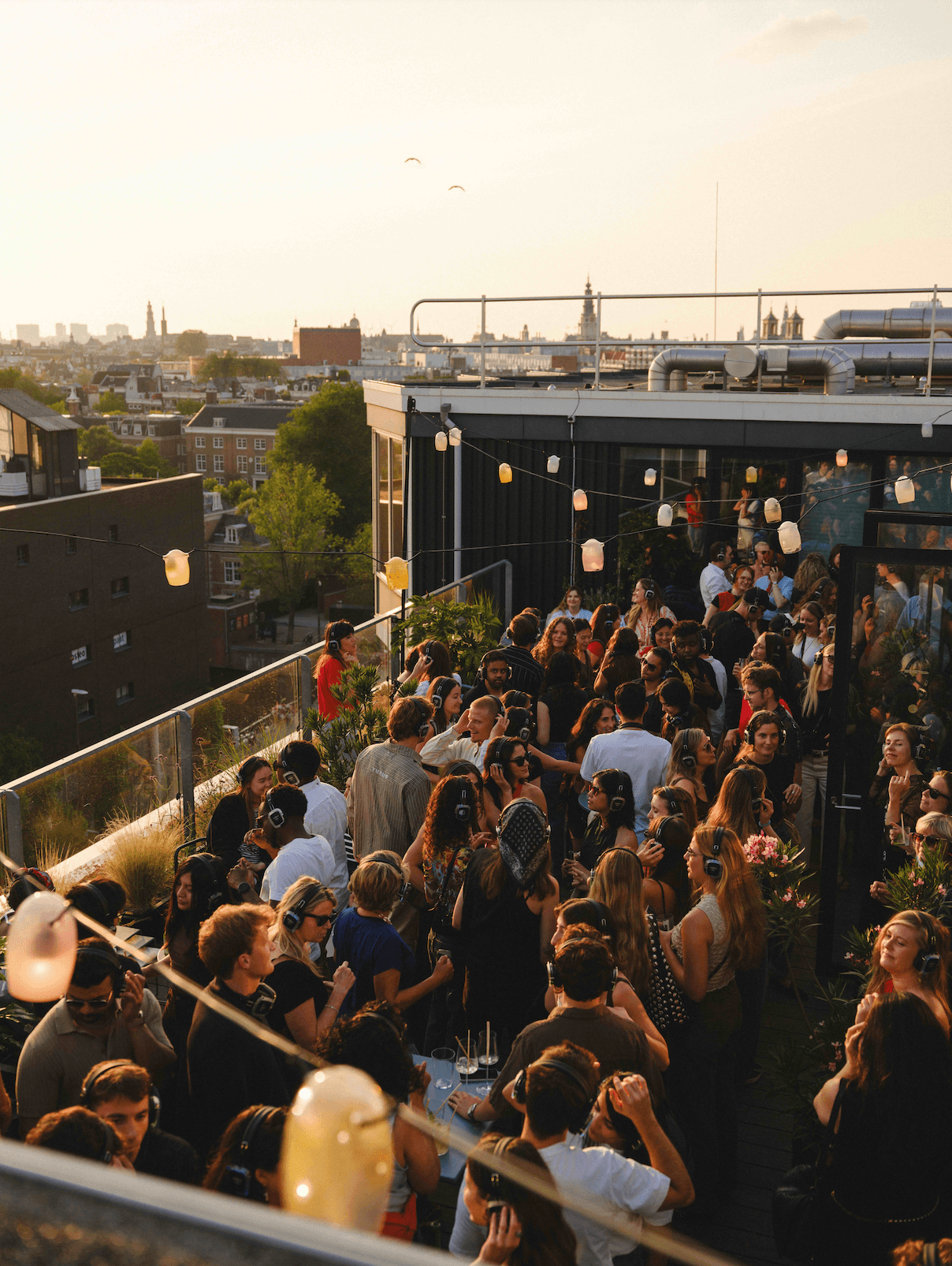 Rooftop Silent Disco: ADE Edition