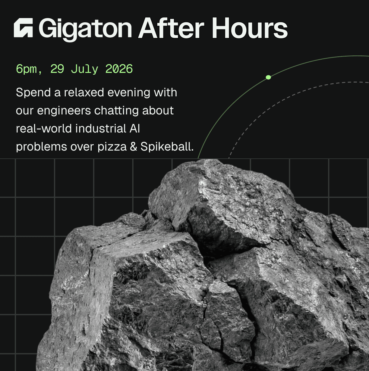 Gigaton After Hours | Industrial AI, Pizza & Spikeball