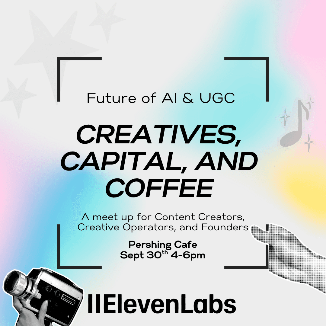 Future of AI & UGC - Creatives, Capital, and Coffee