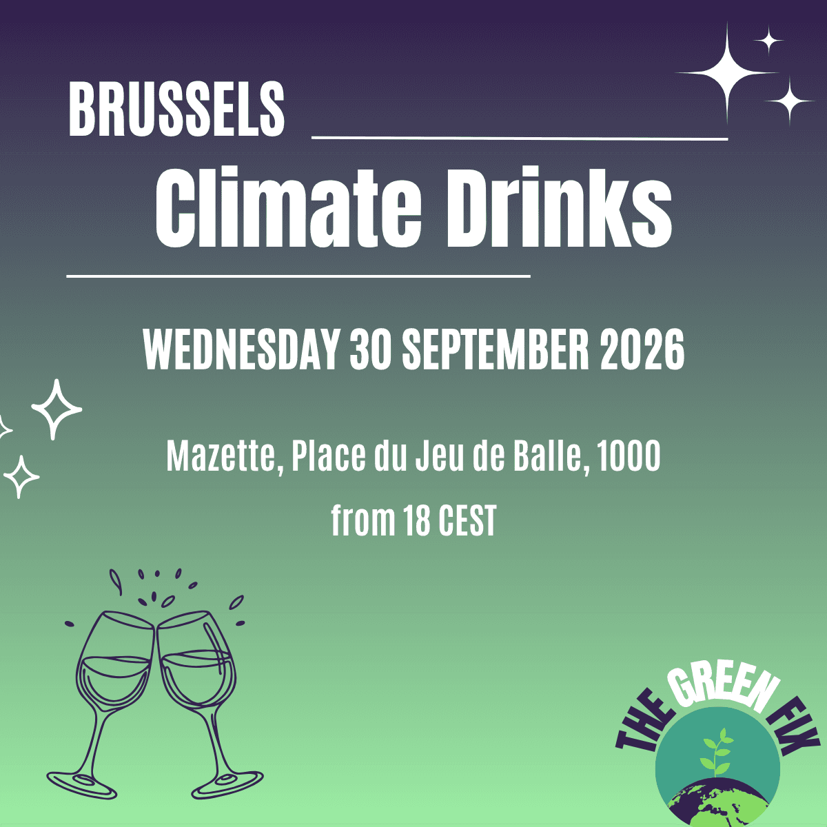 Brussels Climate Drinks: September edition