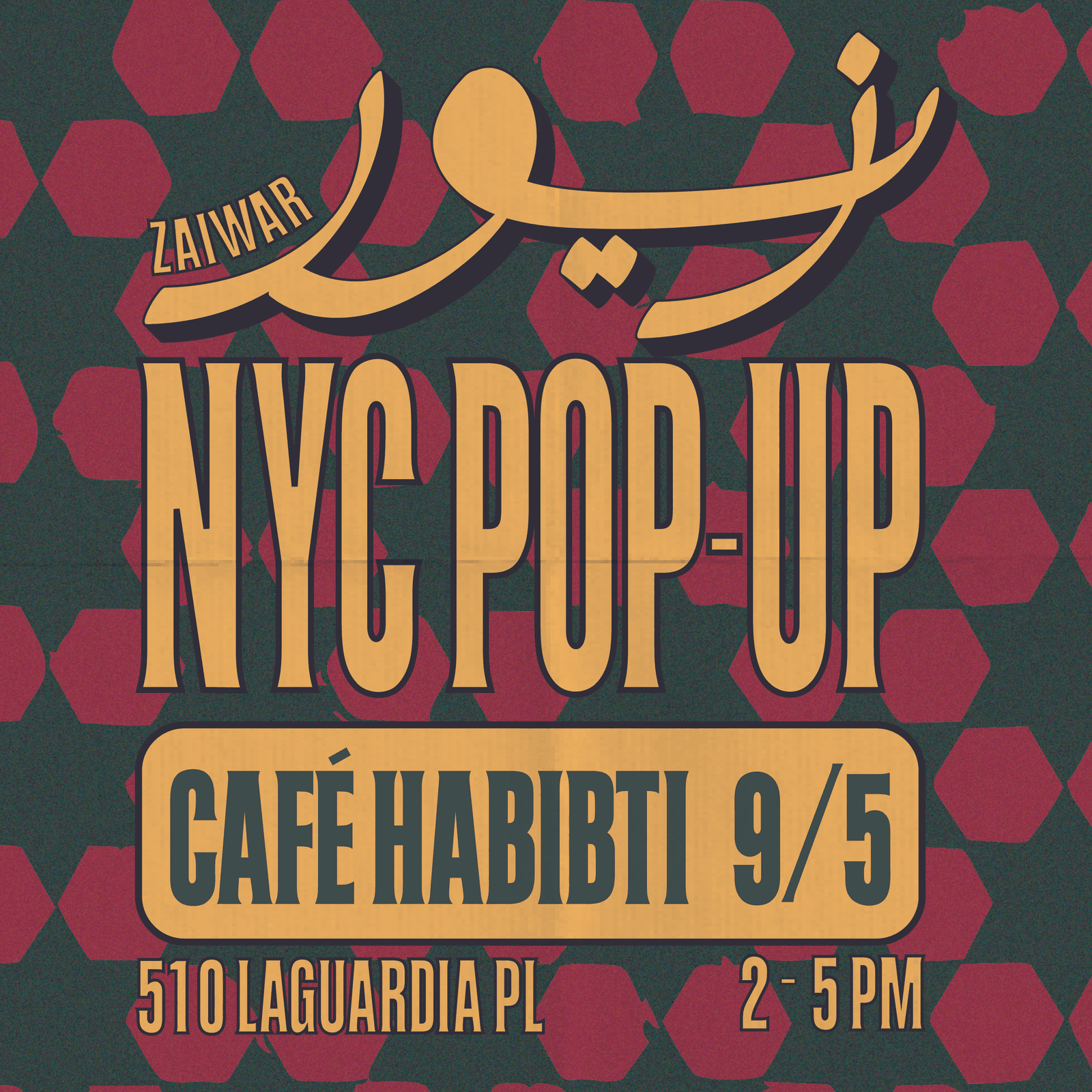 ZAIWAR NYC POP-UP