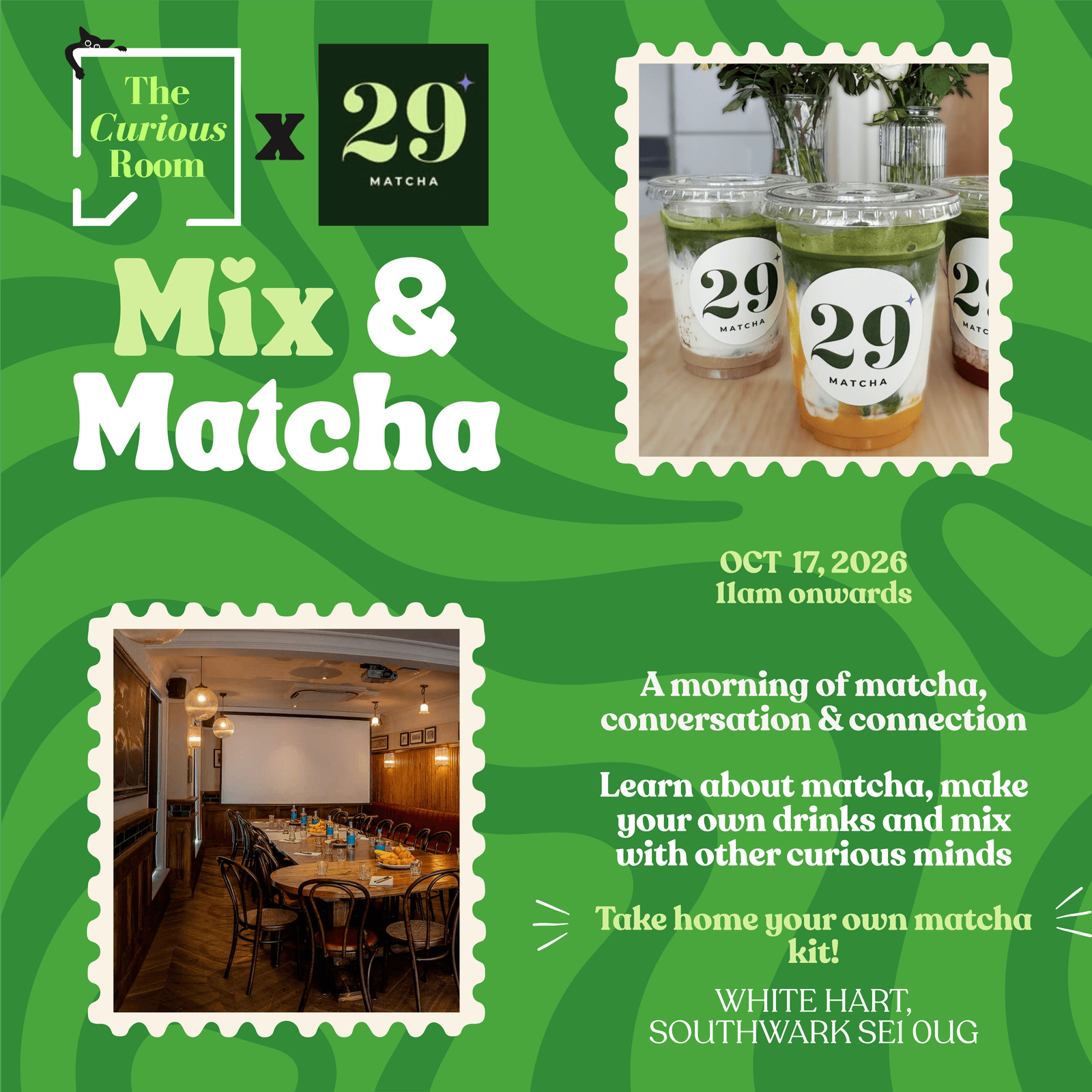 Mix & Matcha - The Curious Room x 29 Matcha