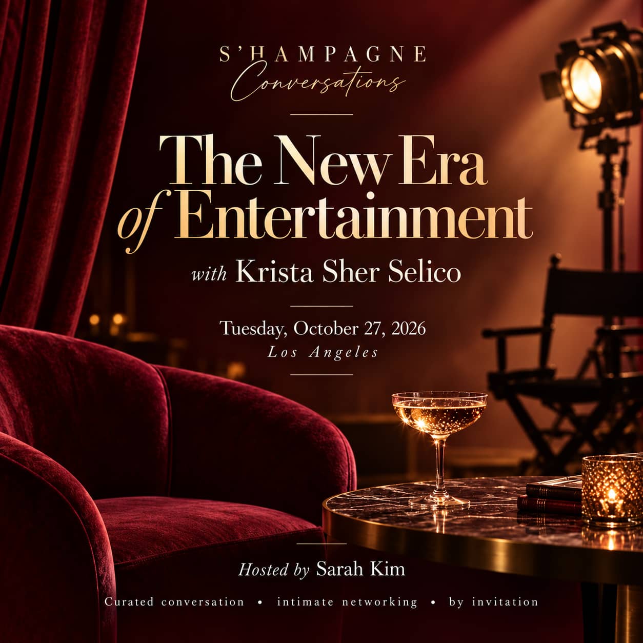 S’HAMPAGNE Conversations: The New Era of Entertainment