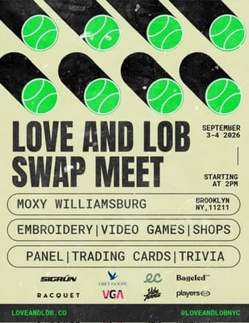Love & Lob Swap Meet: U.S. Open