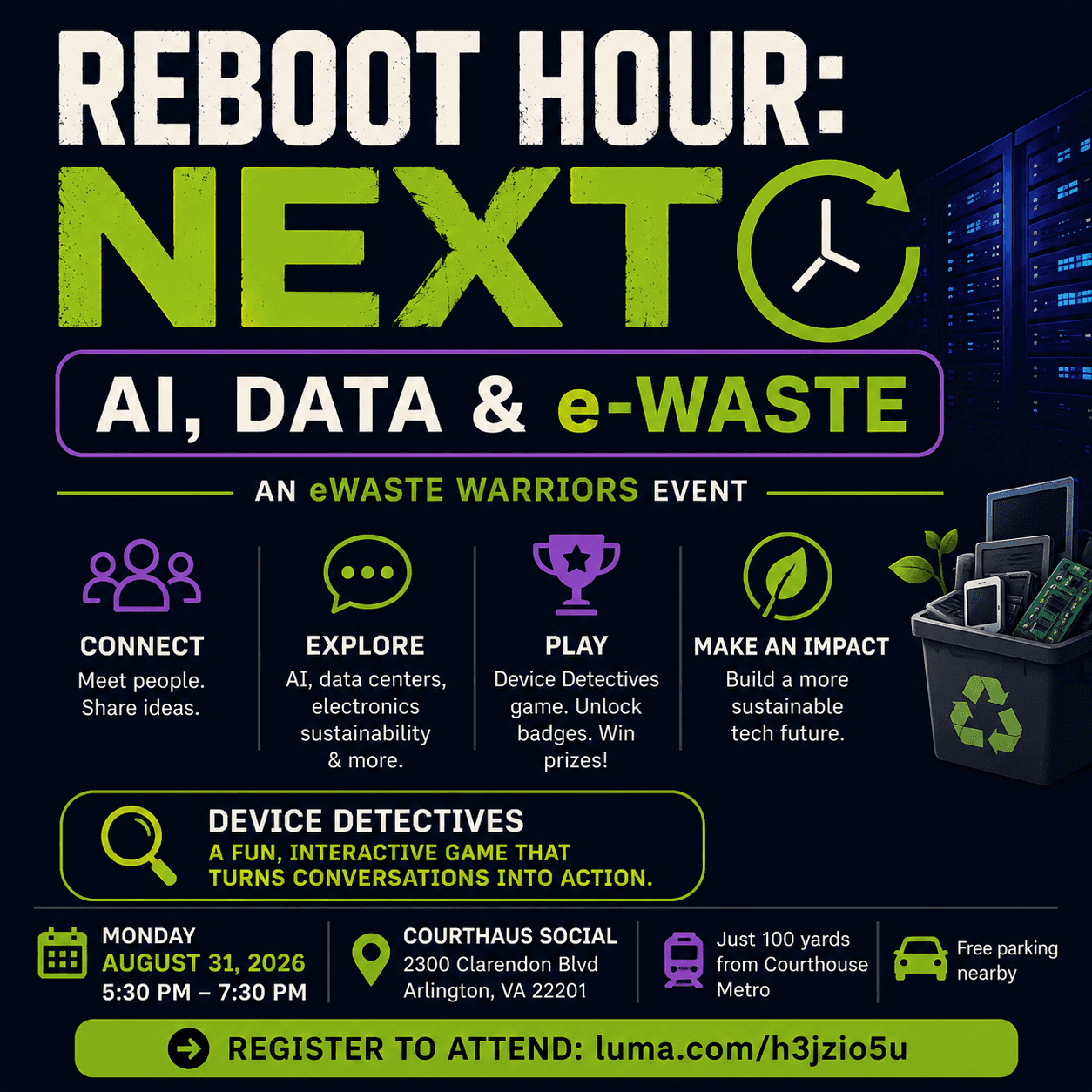 Reboot Hour: NEXT | AI, Data & e-Waste