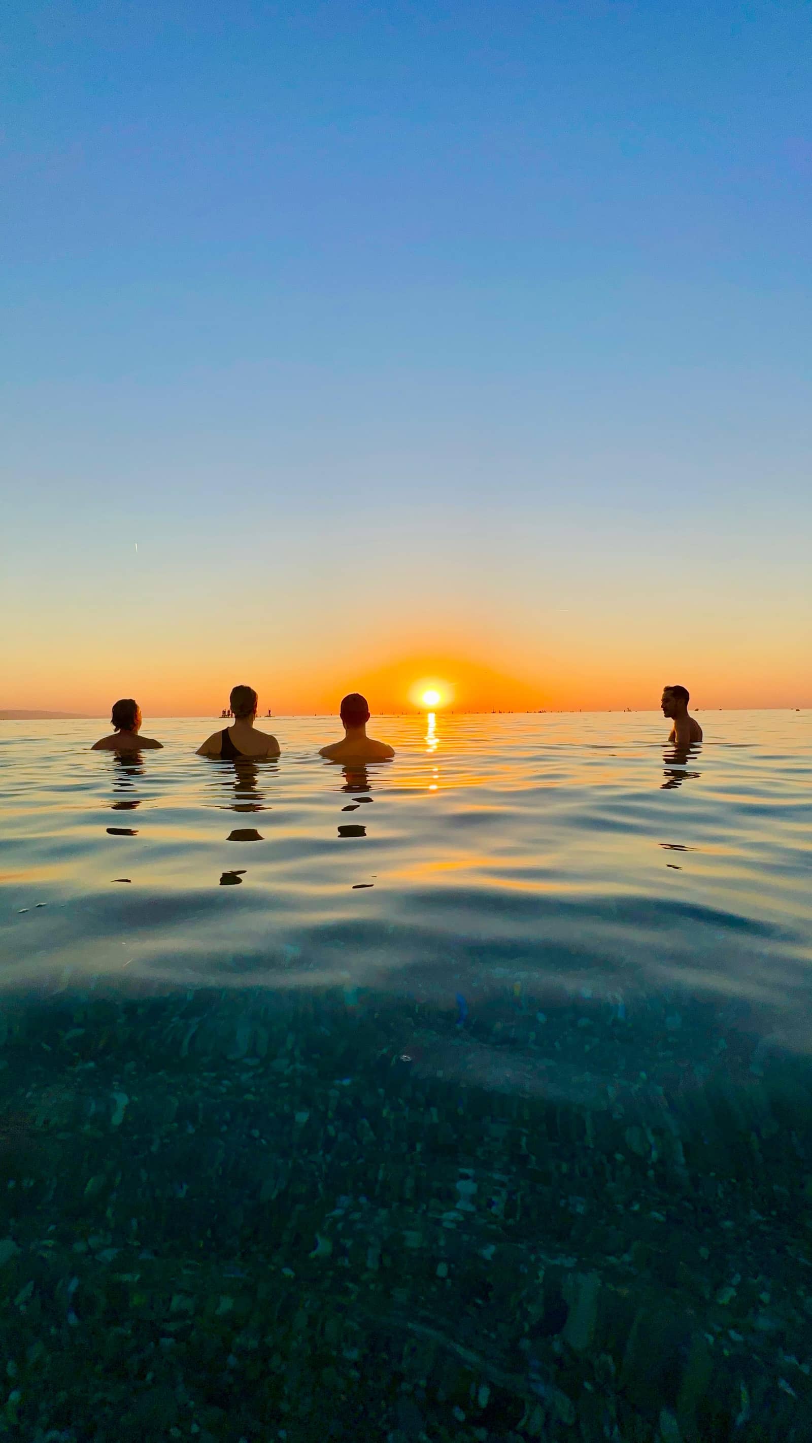 Sunrise beach meditation & sea plunge