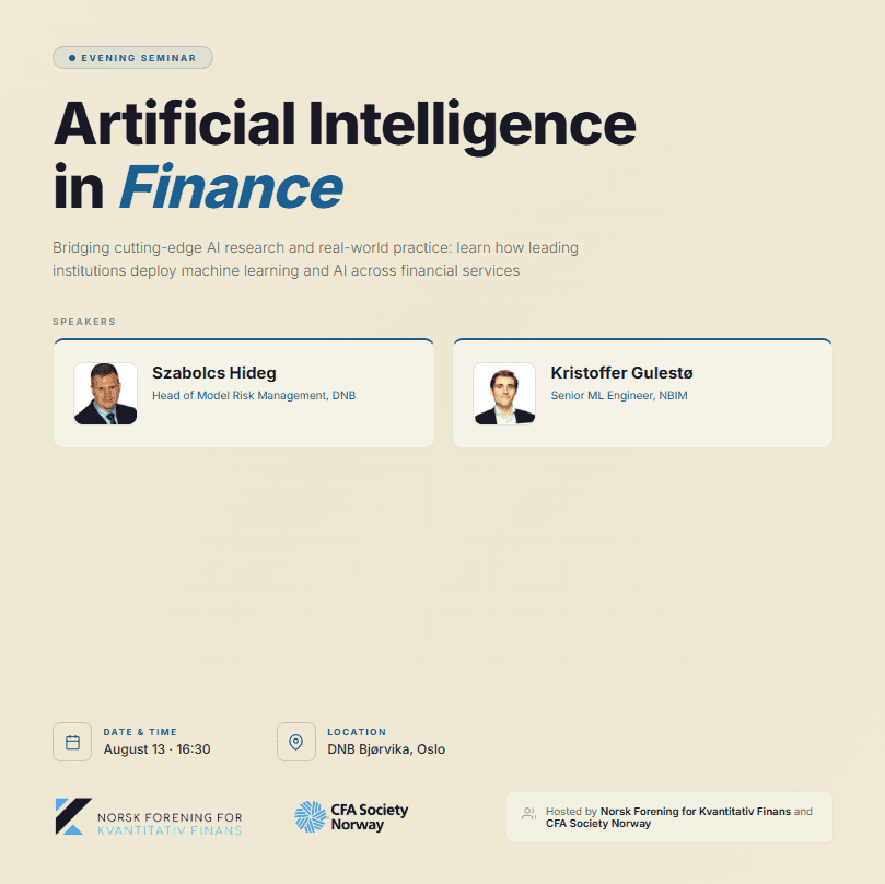 Artificial Intelligence in Finance