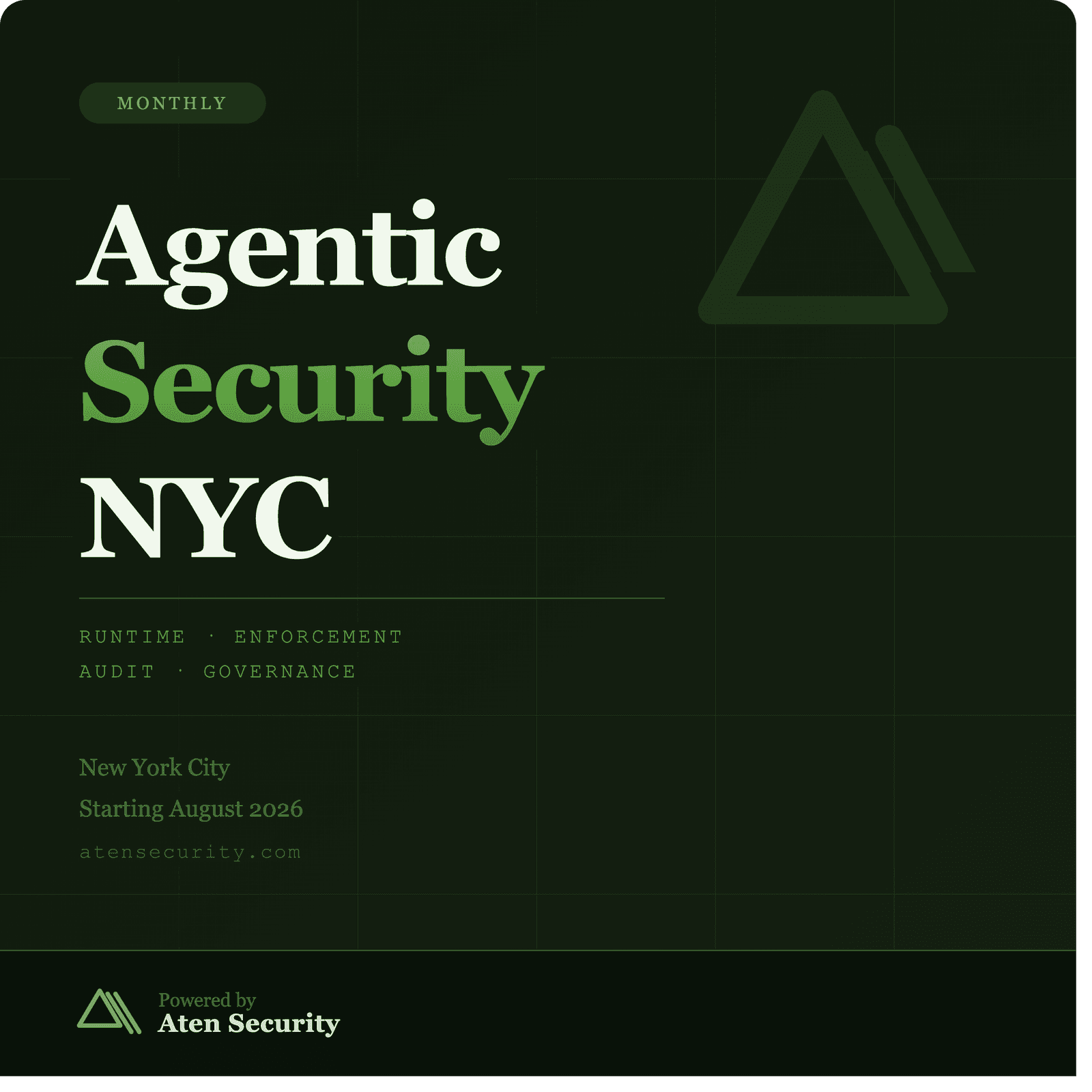Agentic Security - Inaugural meetup