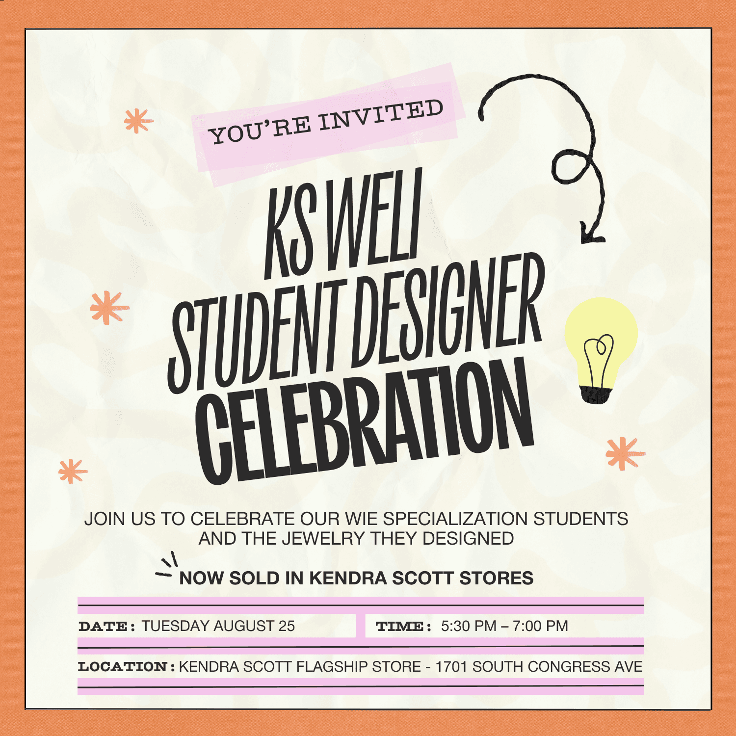 KS WELI Student Designer Celebration