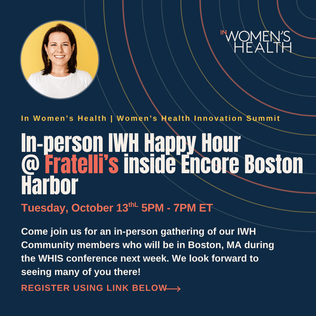 In-person IWH Happy Hour at Fratelli's during WHIS