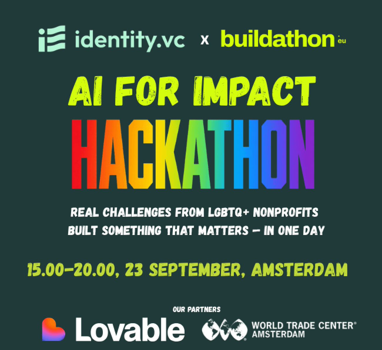 Buildathon for LGBTQ+ Community