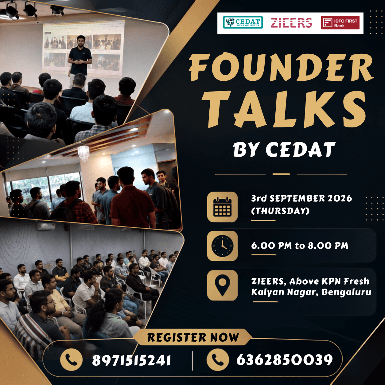 Founder Talks by CEDAT