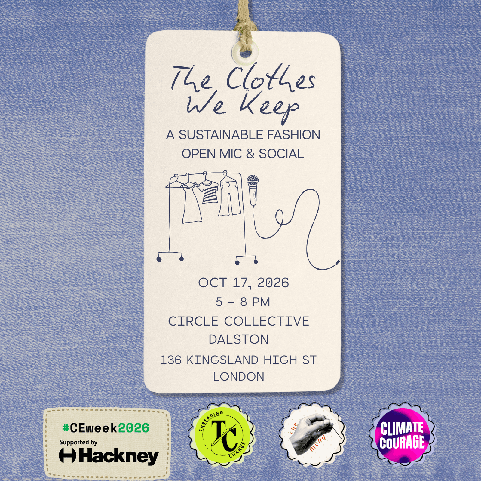 The Clothes We Keep: A Sustainable Fashion Open Mic