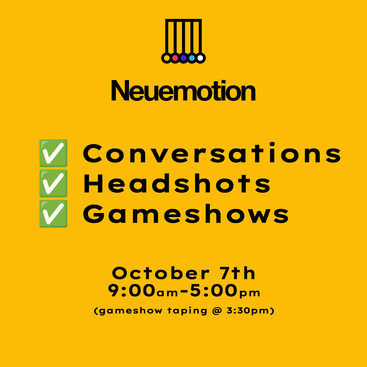 Neuemotion @ Advertising Week - Wednesday 10/7