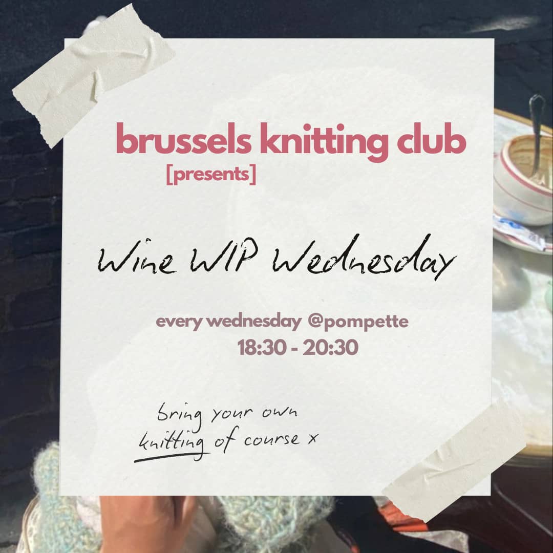 WIP Wednesday - Brussels Knitting Club