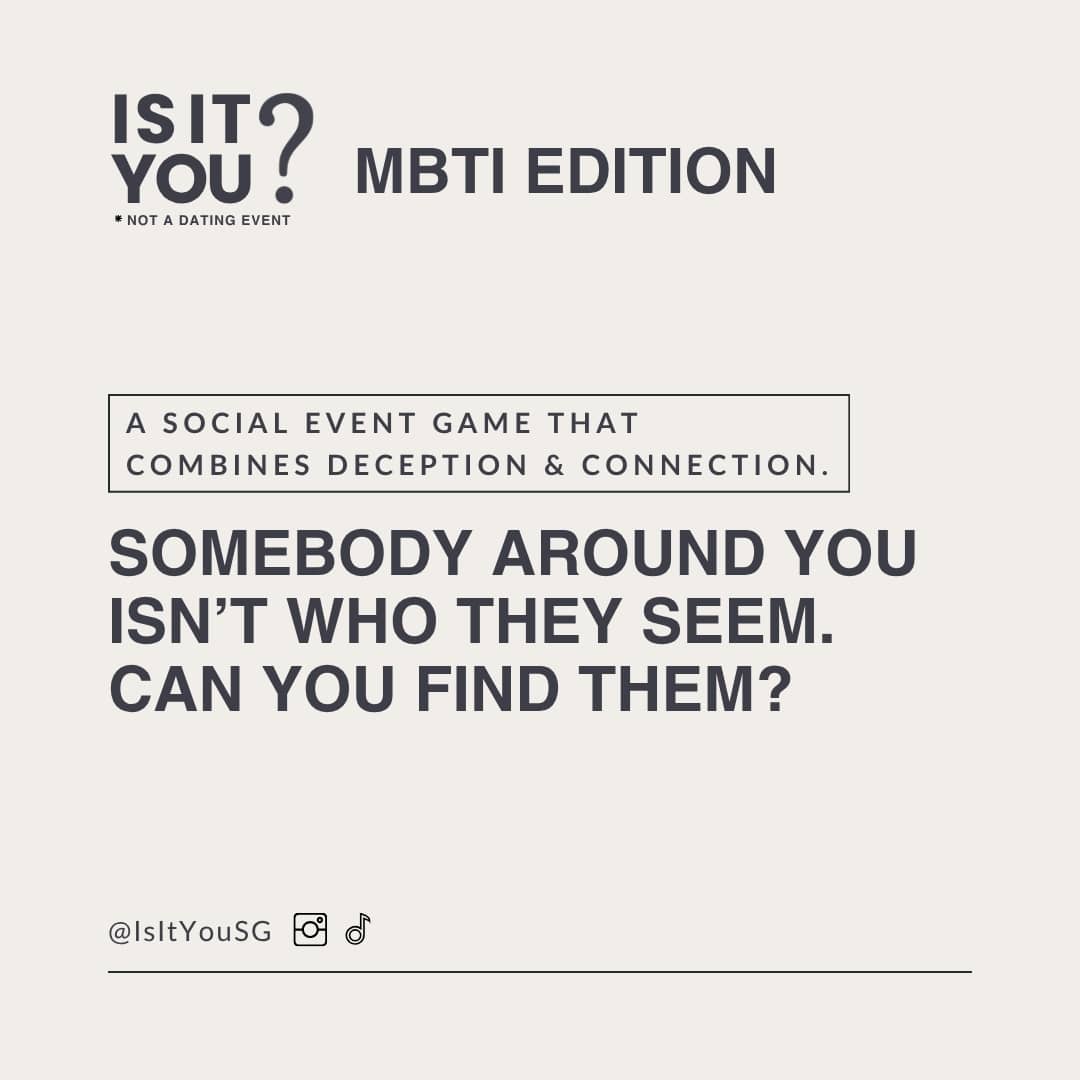 Is It You? (MBTI Edition)