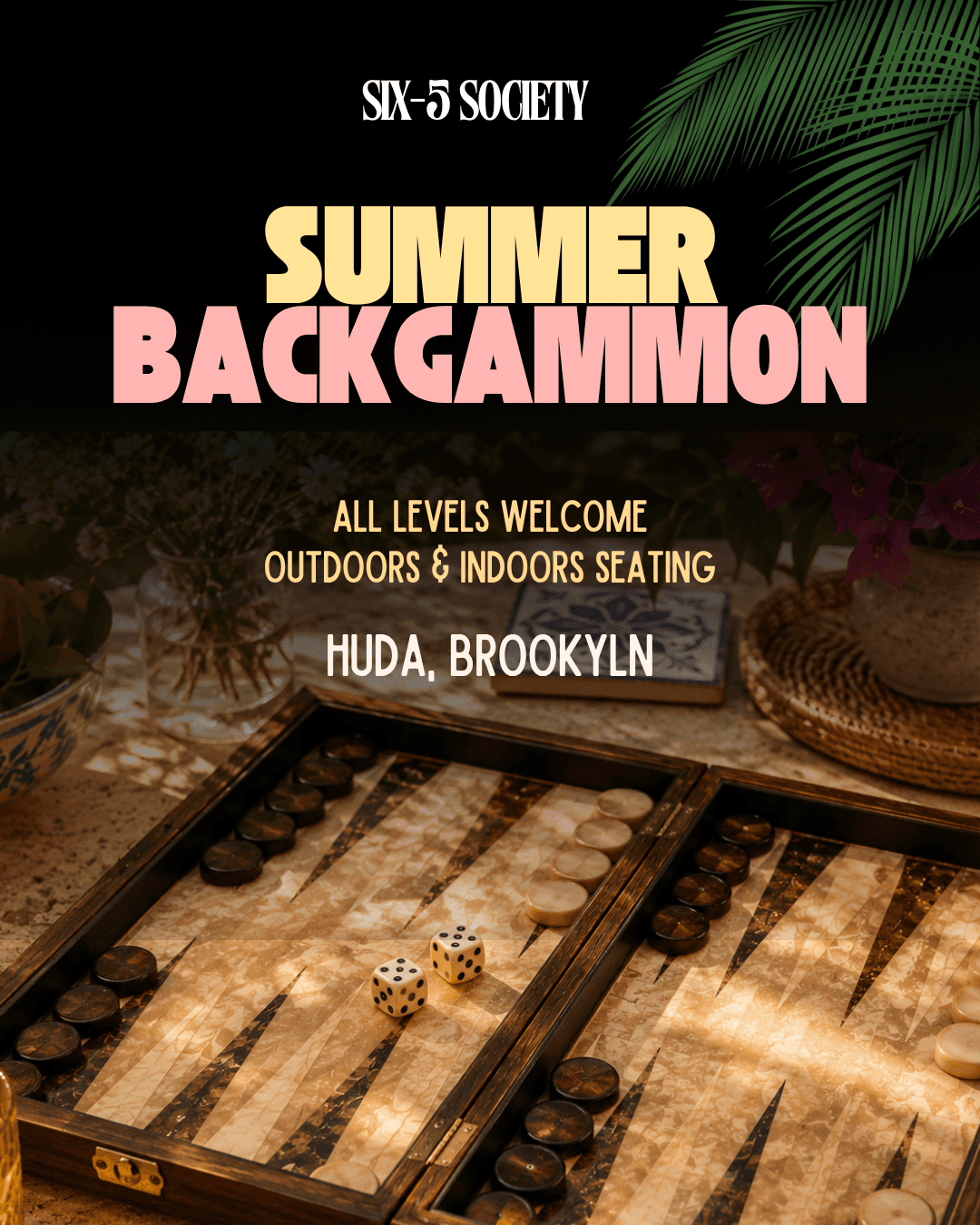 Backgammon Night at Huda (Williamsburg)