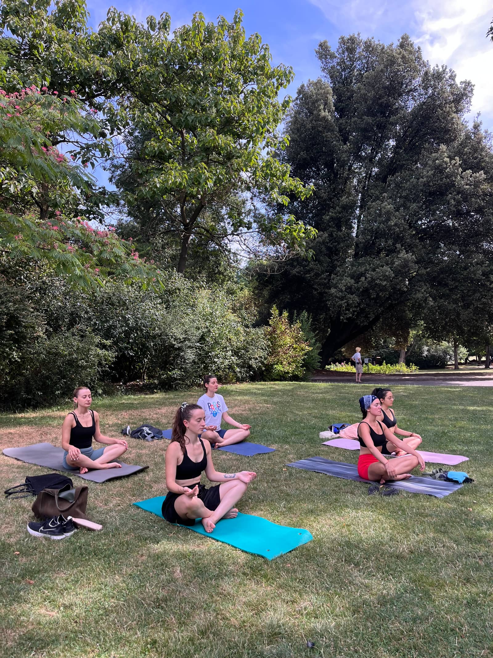 Yoga au parc