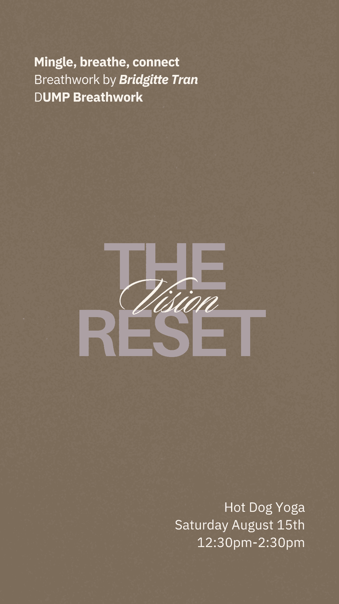 The Vision Reset - Breathwork for High Performing Women