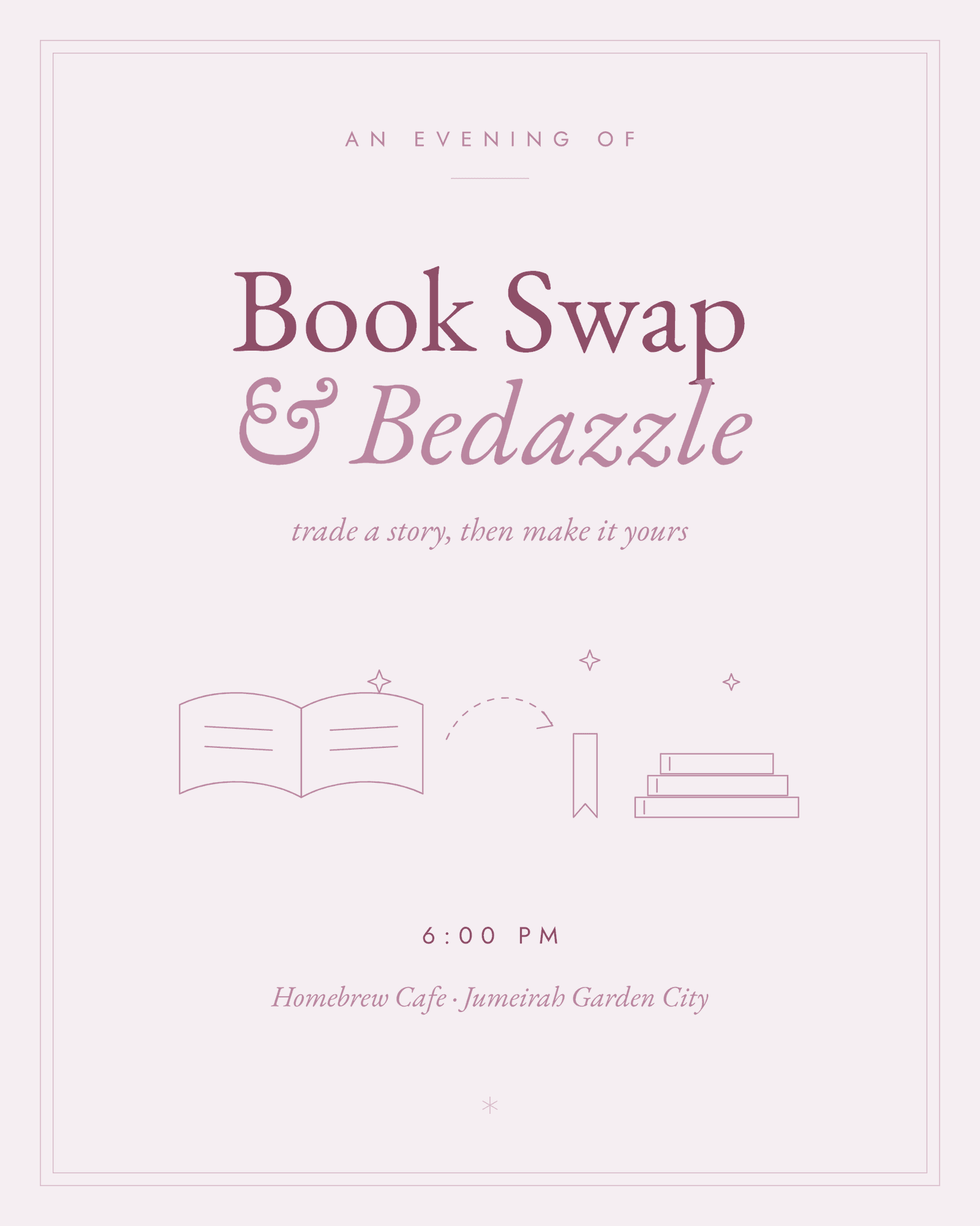 Bookswap & Bedazzle ✨