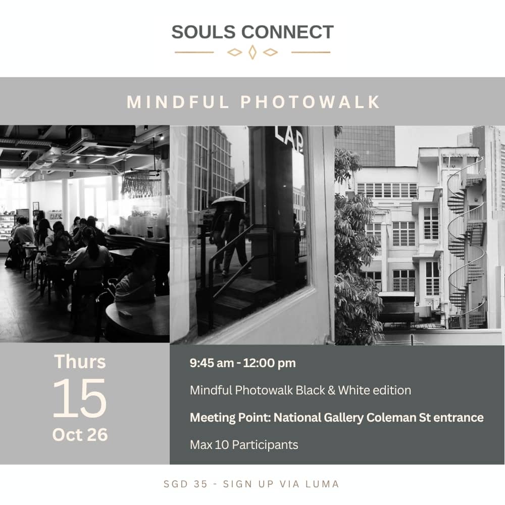 Mindful Photowalk B&W Edition