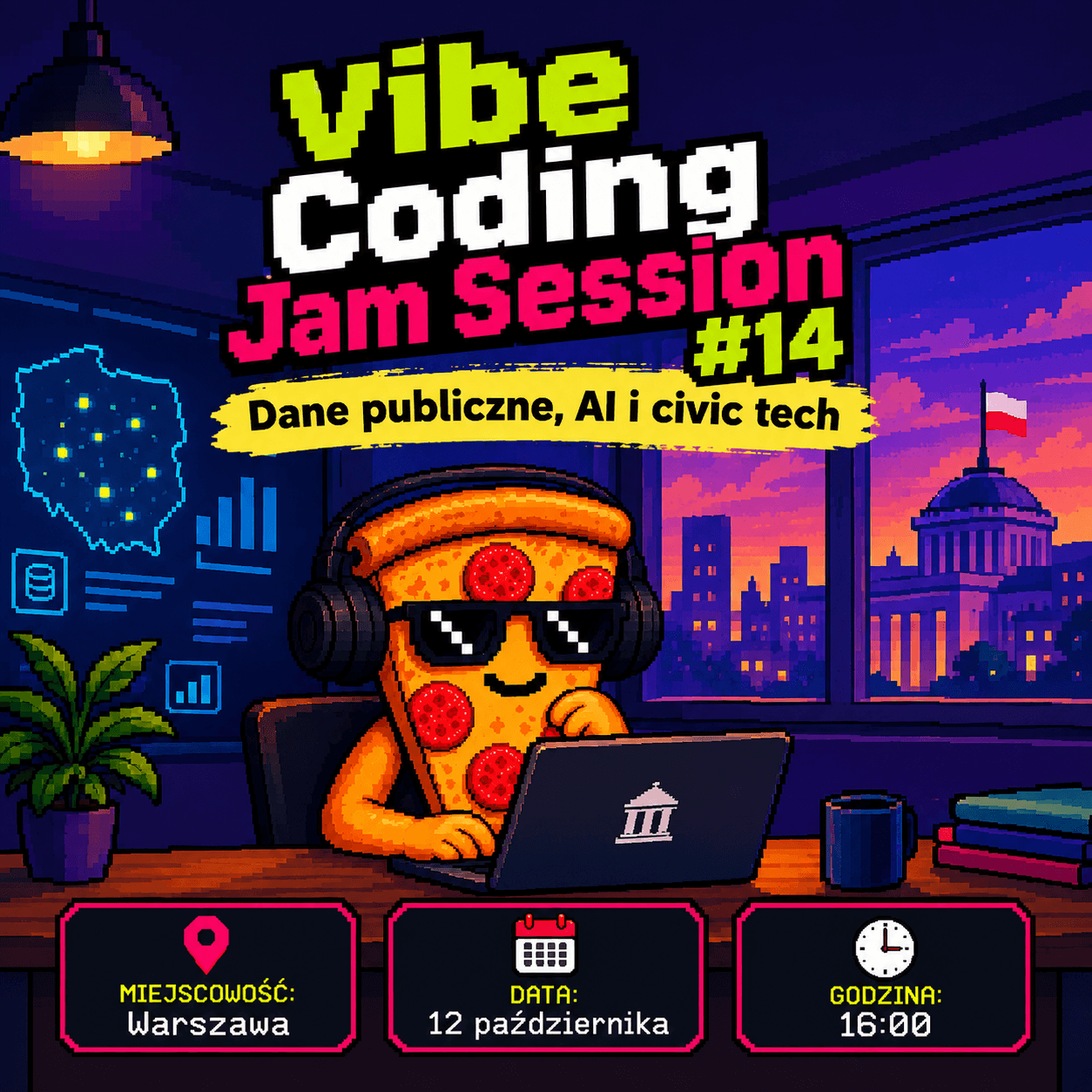 Vibe Coding Jam Session #14 - Dane publiczne, AI i civic tech