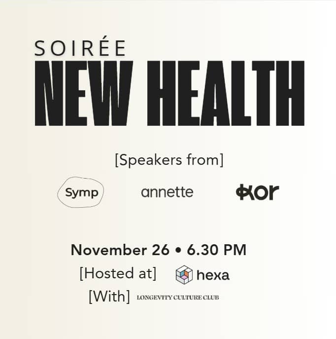 New Health · Soirée de lancement