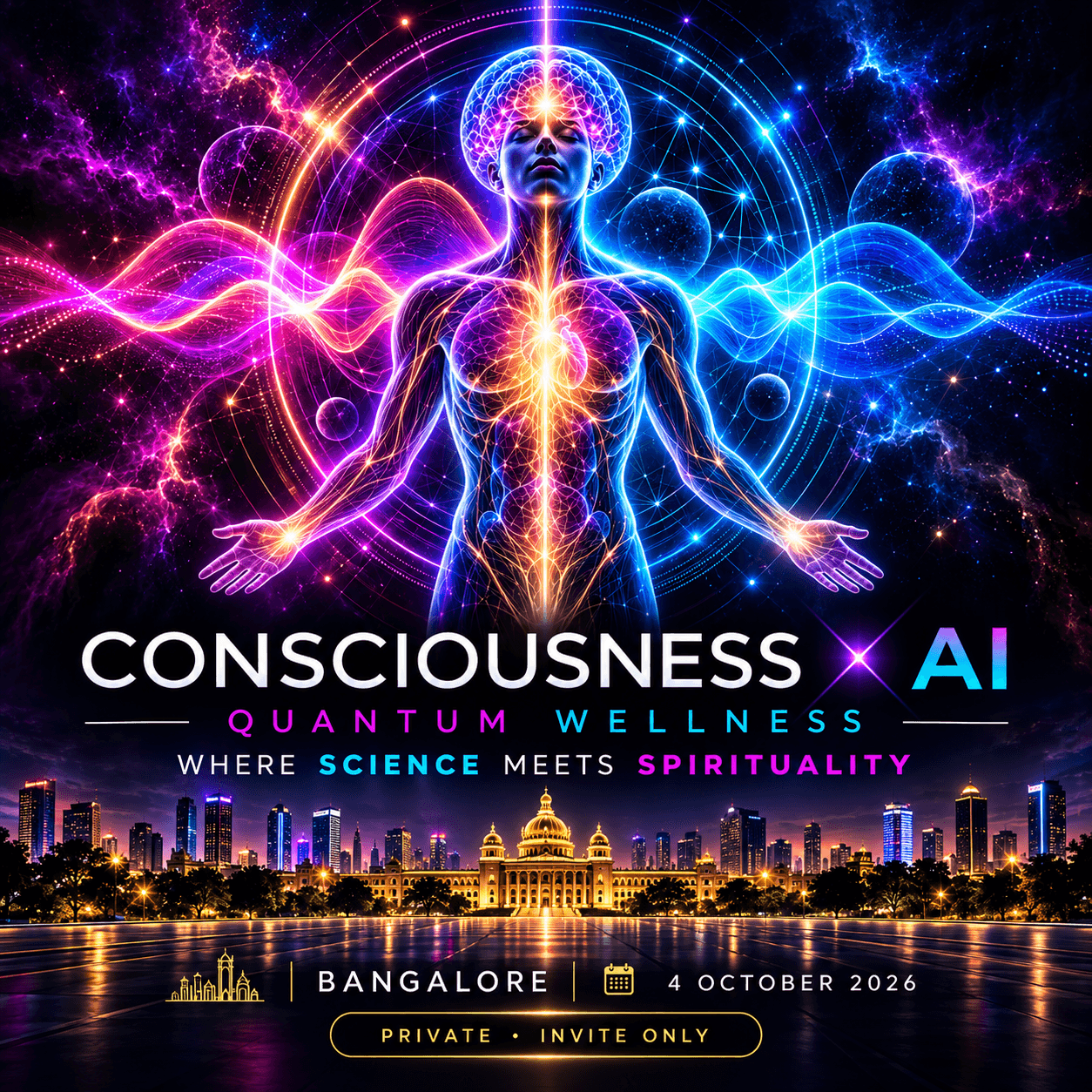 CONSCIOUSNESS x AI Quantum wellness meet [Bengaluru]