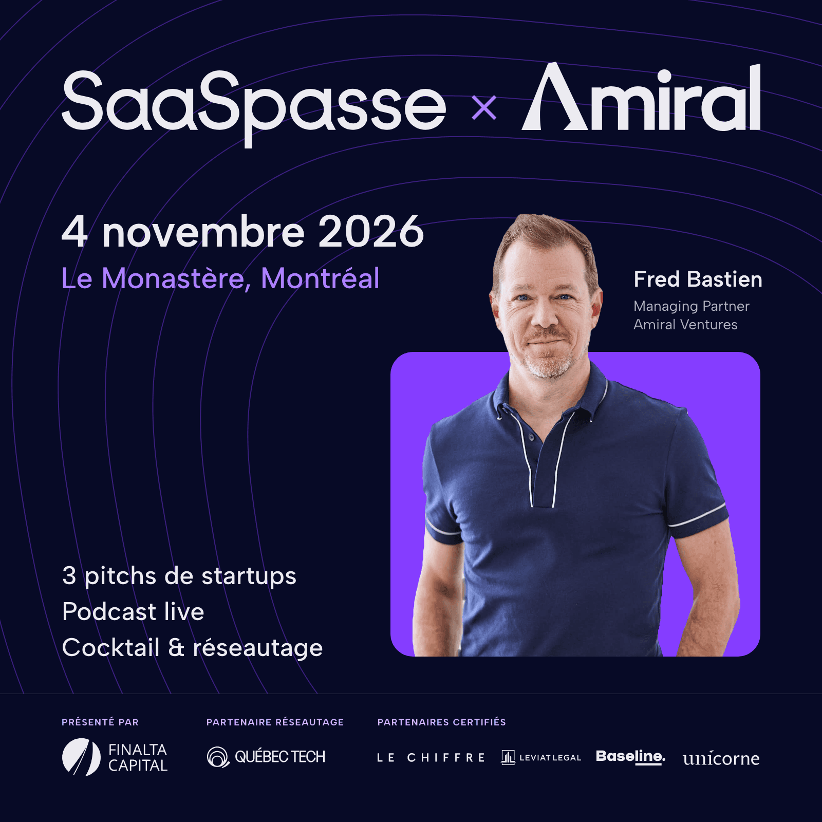 SaaSpasse × Amiral au Monastère