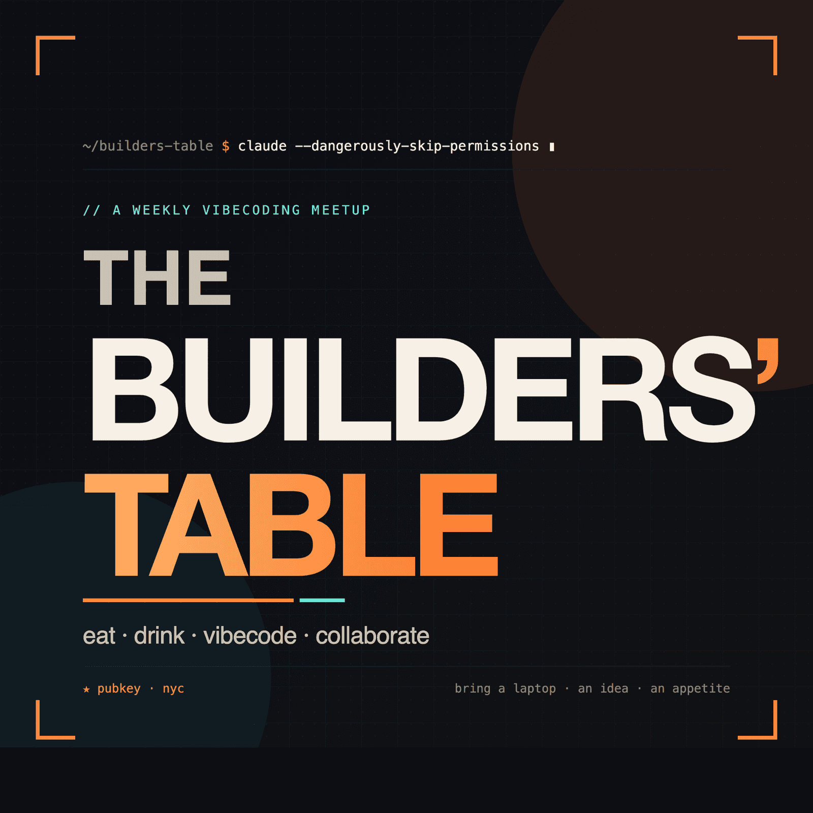 The Builders' Table