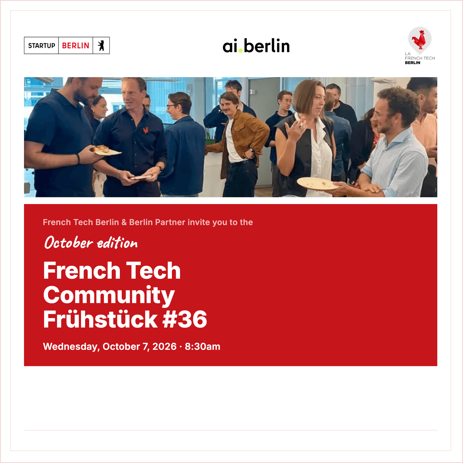 Berlin Partner X French Tech Berlin: Community Breakfast #36