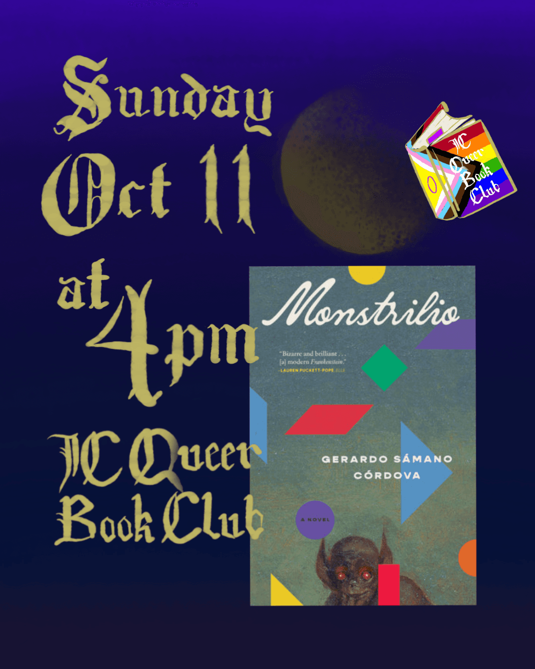 JC QBC READS: Monstrilio