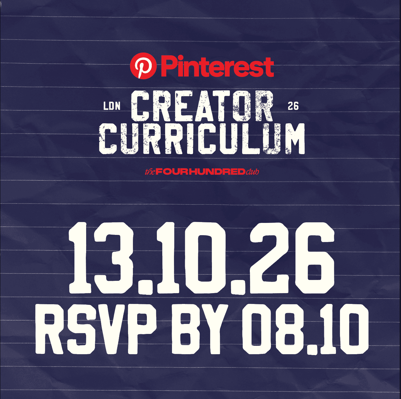 The 400 Club x Pinterest: Creator Curriculum