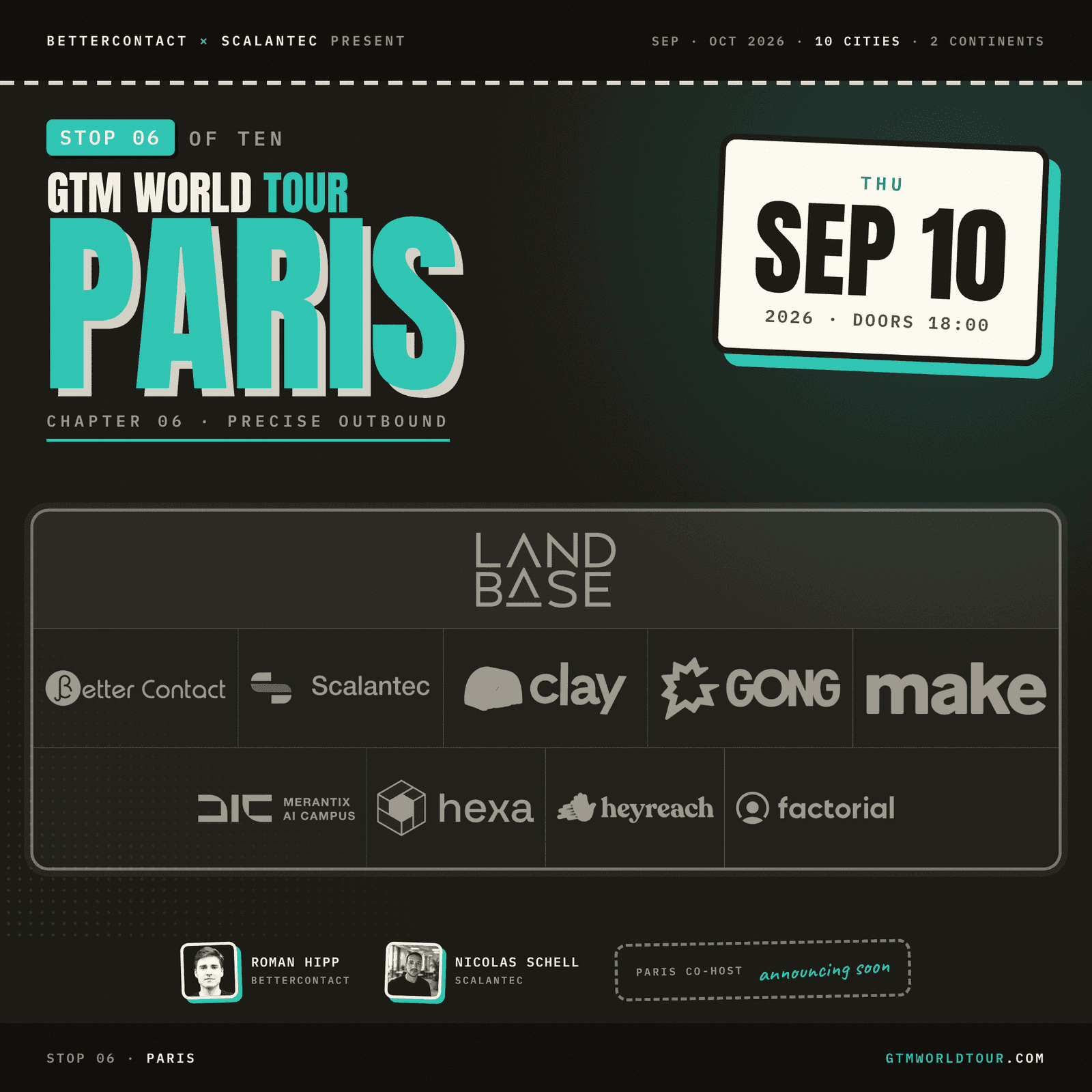 GTM World Tour · Paris