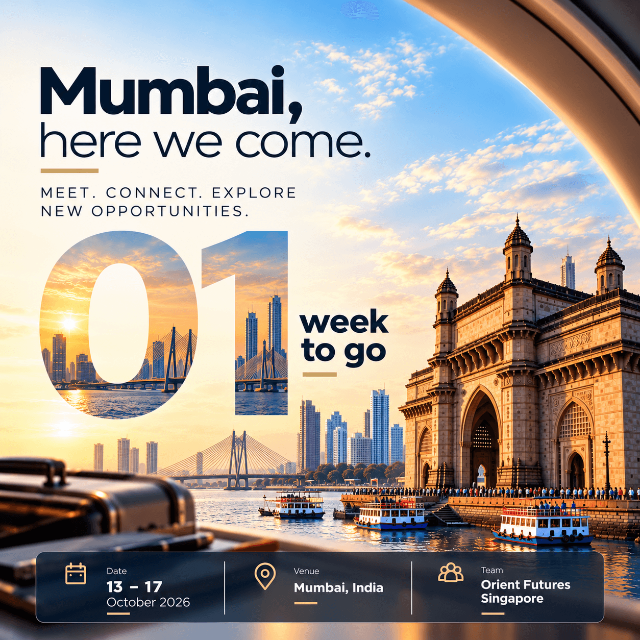 Mumbai, here we come