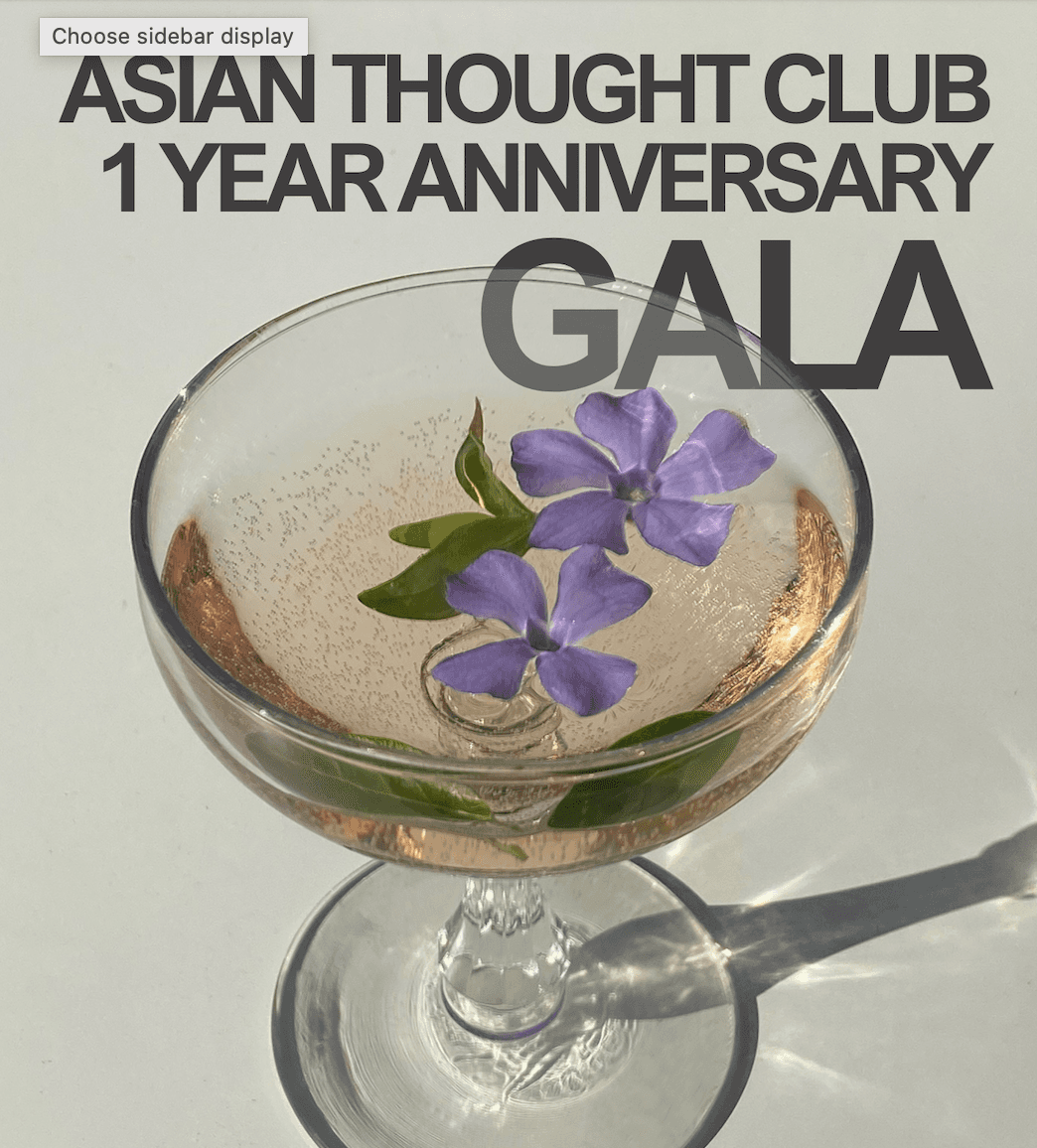 THE BOOK GALA by Asian Thought Club