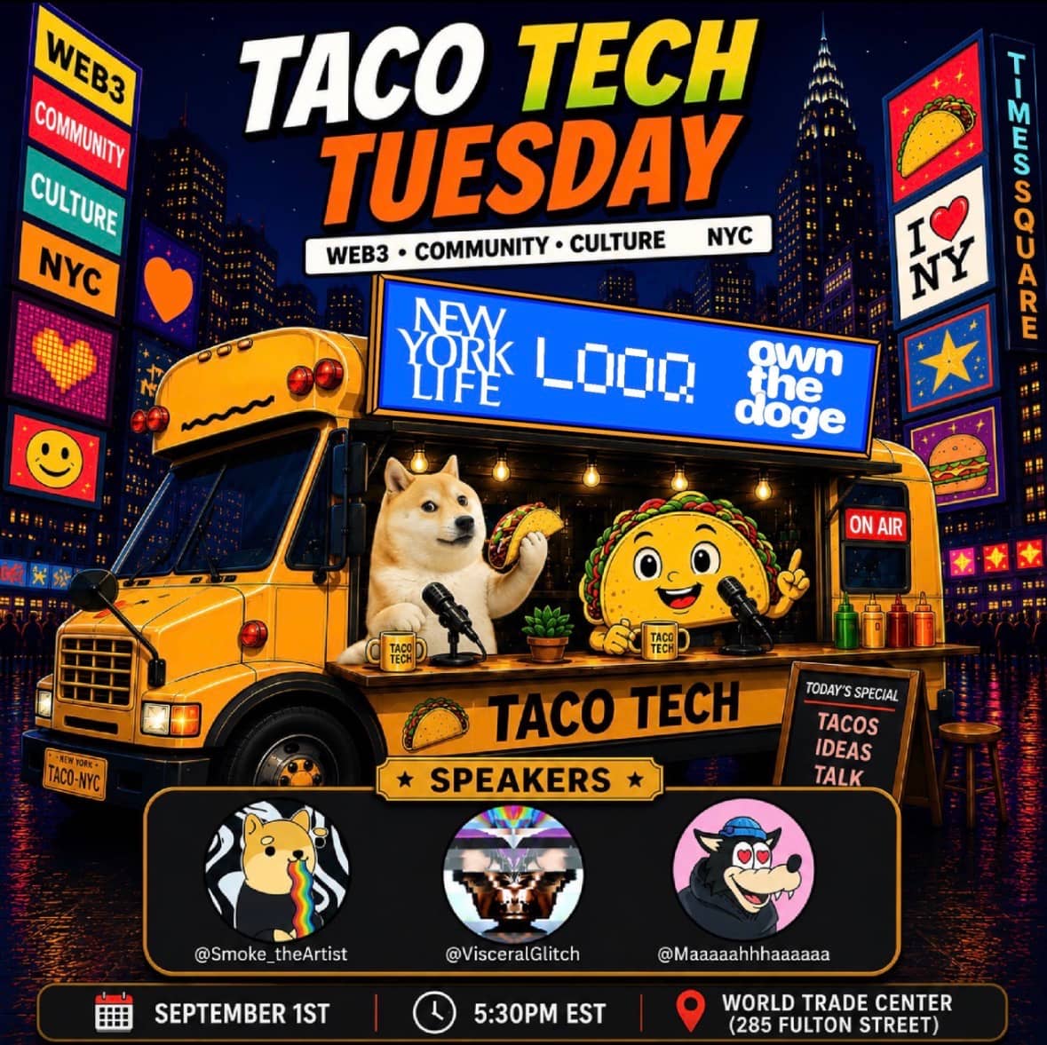 Taco Tech Tuesday: NFT NYC Edition 🎨🗽🦊