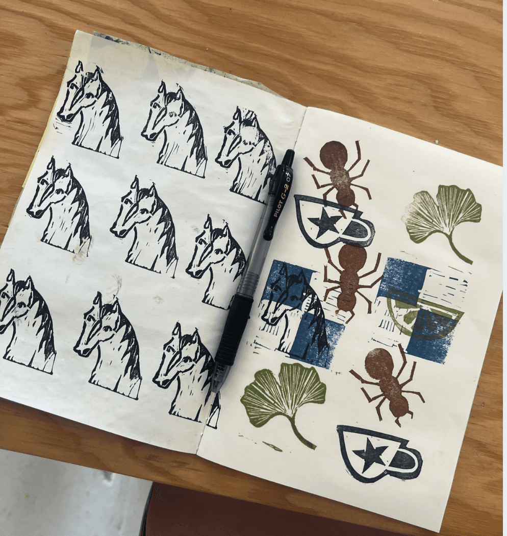 Linocut Stamps
