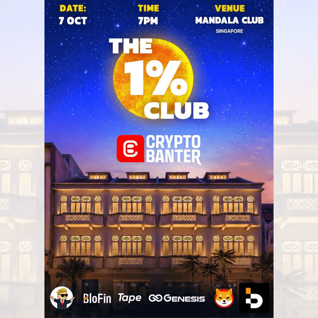 Crypto Banter Event Singapore - Powered by Tape